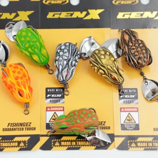 กบยาง Gen X ชุดตัวตัวเบ็ด FGS เหยื่อตกปลา คุ้มราคา คุณภาพสูง