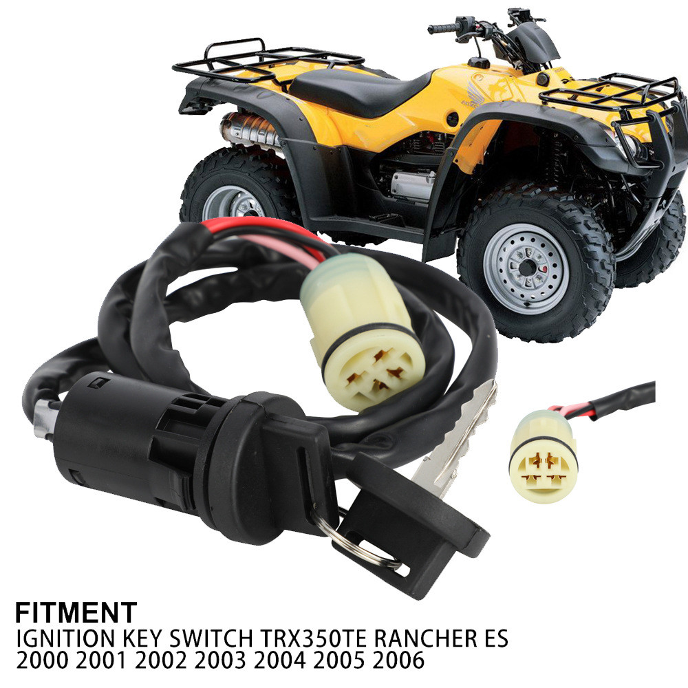 เหมาะสําหรับ TRX350TE RATCHER ES 2000-2006ATV สวิตช์จุดระเบิดล็อคประตูรถจักรยานยนต์