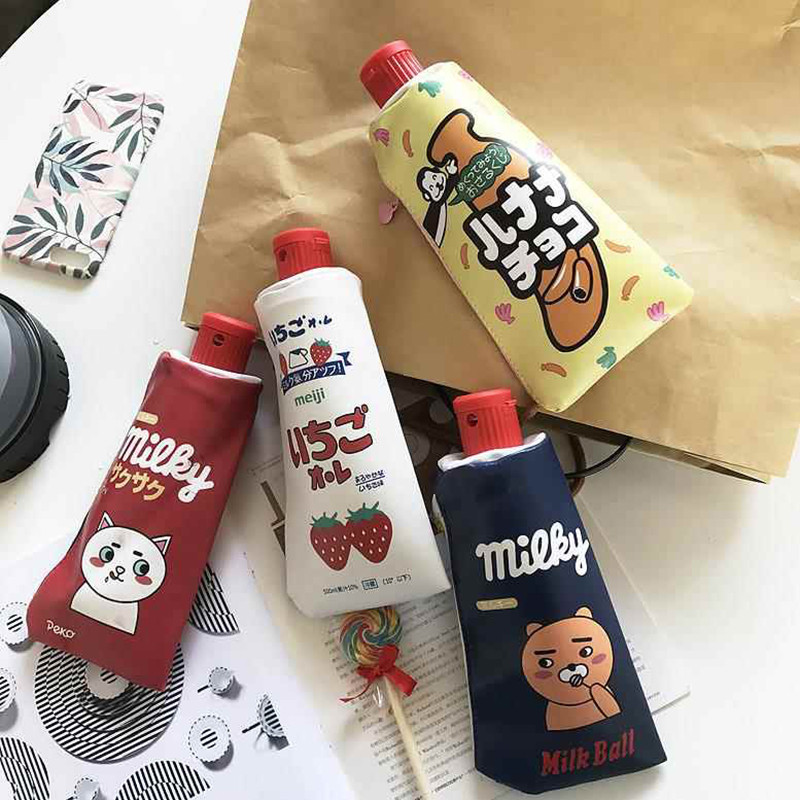 กระเป๋าใส่ปากกายาสีฟันสร้างสรรค์พร้อมปากกาม้วนกล่องเครื่องเขียนน่ารักความจุขนาดใหญ่กระเป๋าเก็บเครื่องเขียนตลก - รูปที่ 5