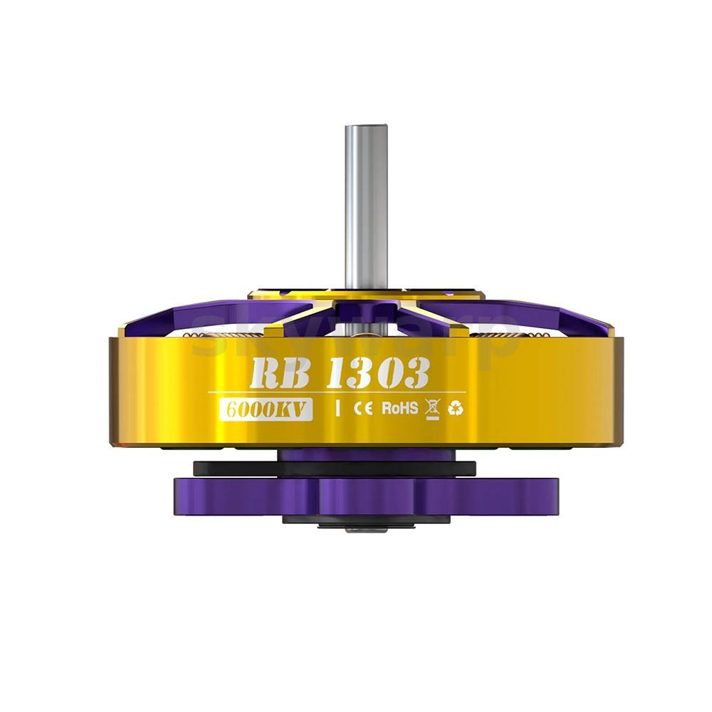 FLYWOO ROBO 1303 6000KV 2-4S มอเตอร์ไร้แปรงถ่านสําหรับ FPV Racing Drone