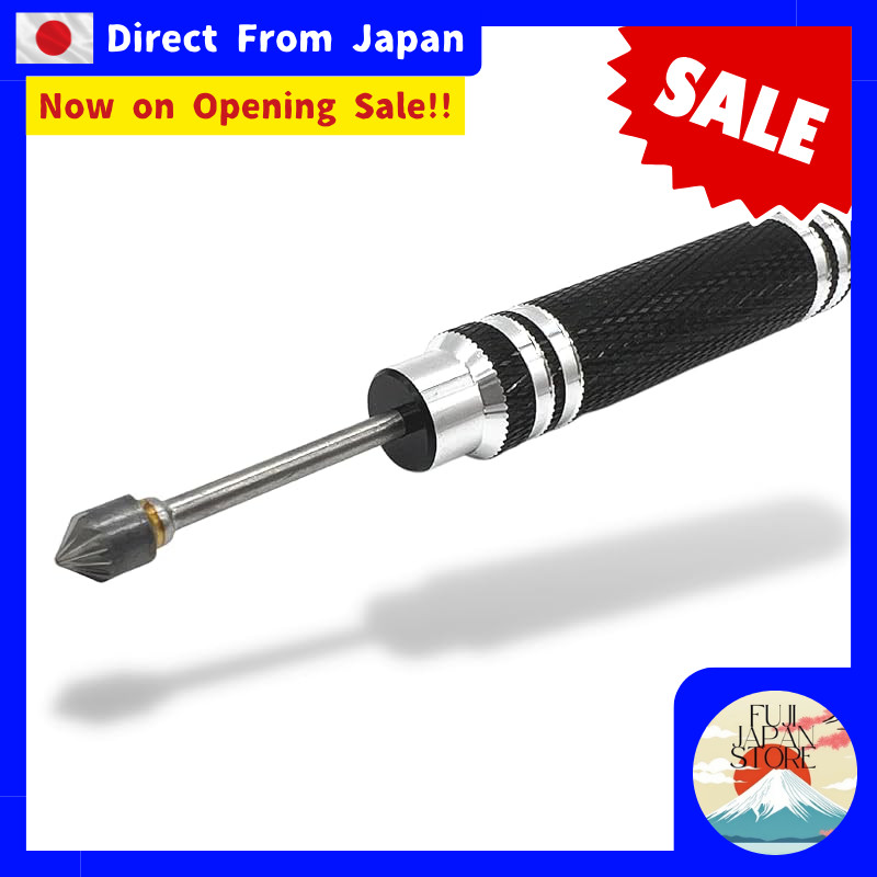 TAGATORON Manual Hole Drill for Countersink Screws – Mini 4WD and Plastic Model Tool – Carbon/FRP Pr