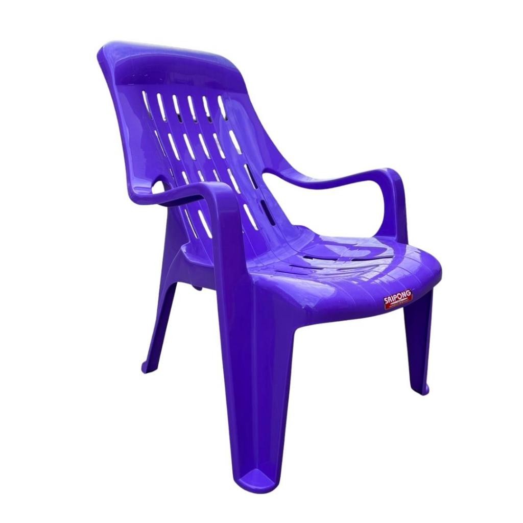 1 ออเดอร์ จำกัด 4 ตัว **เก้าอี้พลาสติกเอนนอน มีพนักพิง สามารถพักผ่อน เกรดA  1 ตัว - รูปที่ 3