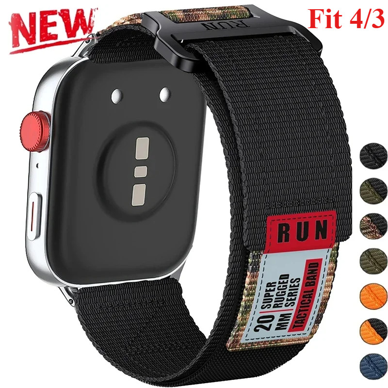 ไนลอน Trail Loop Band สําหรับ Huawei นาฬิกา Fit 4 3 สร้อยข้อมือกีฬานาฬิกาสําหรับ Huawei นาฬิกา Fit 4pro Smartwatch ยืดหยุ่น Correas