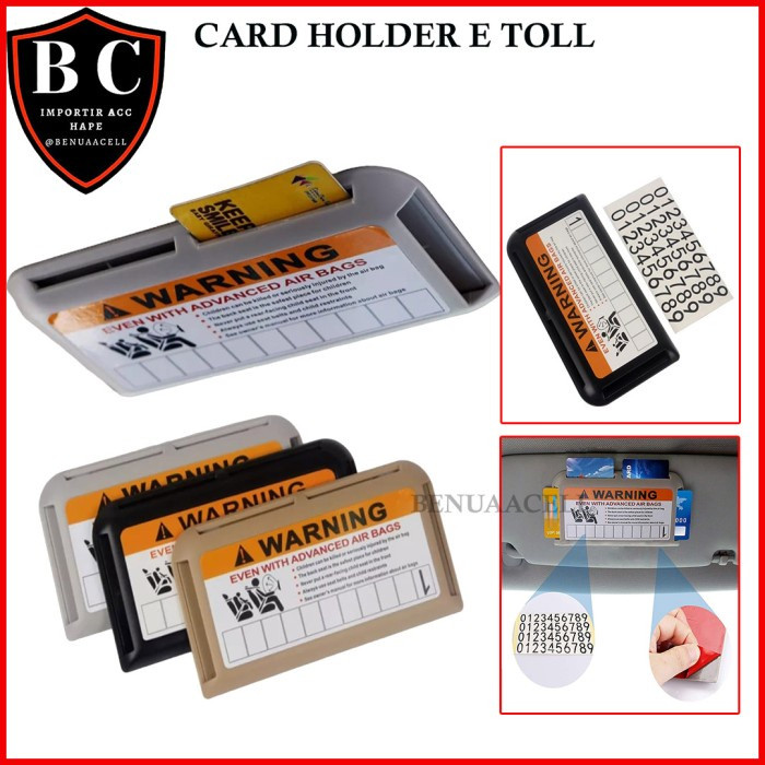 E-TOLLA E-MONEY ATM CARD HOLDER / 4-SLOT CAR CARD HOLDER - BC88