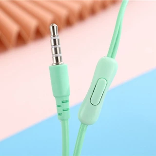 ADAPTU19 หูฟังแบบมีสาย 3.5 มม.Colourful หูฟังตัดเสียงรบกวนแจ็ค Macaron การ์ตูนน่ารัก Earplug HIFI ชุดหูฟัง