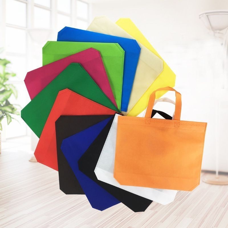 coco.baby: ถุงผ้า ถุงผ้าสปันบอนด์ กระเป๋า สีสุ่ม ขยายล่าง พร้อมส่งในไทย