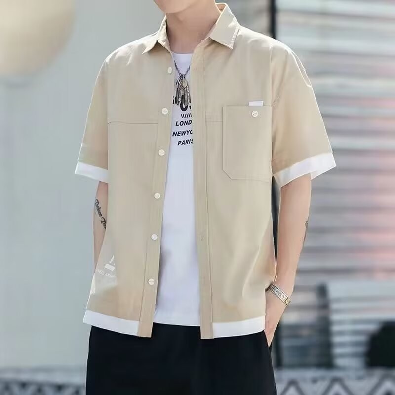 2025 เสื้อเชิ้ตสบายขายดีในฤดูร้อน ไม่ต้องรีด ทนต่อรอยยับ ใส่สบายสำหรับธุรกิจและชีวิตประจำวัน เสื้อเชิ้ตแขนสั้นที่จำเป็นสำหรับการเดินทาง ข้อเสนอจำกัดเวลา