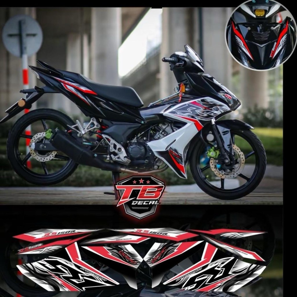 (Tx) Winner X V2 Stamp RS MSX0820 มีหลายสีให้เลือก สติ๊กเกอร์