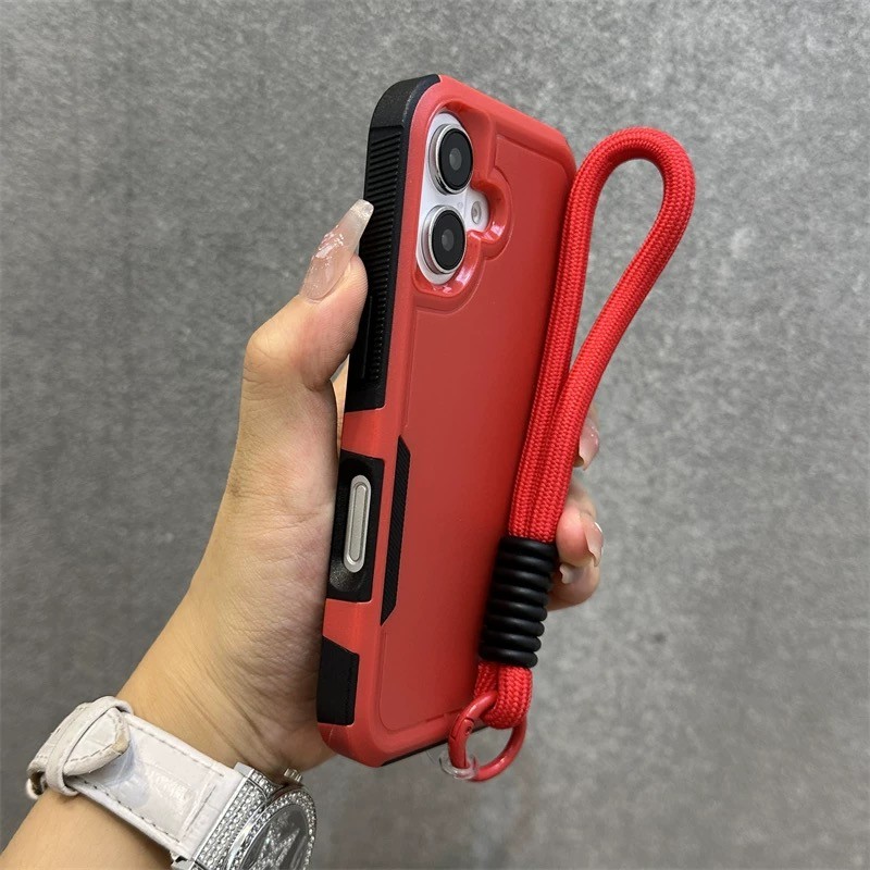 SAMSUNG 2 in 1 Soft Edge Pcเคสโทรศัพท์พร้อมเชือกเส้นเล็กสําหรับSamsung S25 Edge S24 Ultra S23 Fe S22 S21Plus S20 S25ultra S24ultra S24fe S23fe Fullปกหลัง