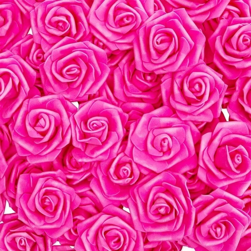 10ชิ้น 7.6เซนติเมตรประดิษฐ์ดอกกุหลาบหัวเจ้าสาวฝักบัวปลอมดอกกุหลาบวันวาเลนไทน์,วันแม่งานแต่งงานการจัดดอกไม้ศูนย์ชิ้นอาบน้ําเด็ก ทําเอง (3นิ้ว) - รูปที่ 7