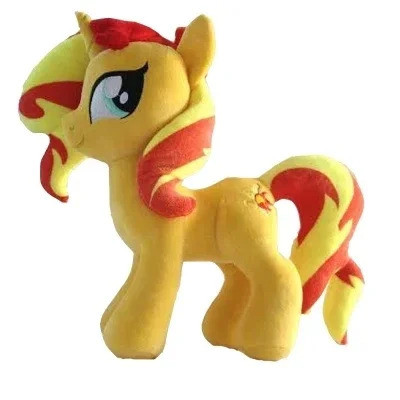 Cartoon Princess Luna Sunset Shimmer Horse Plush Doll Stuffed Animals Kids Toys 30CM