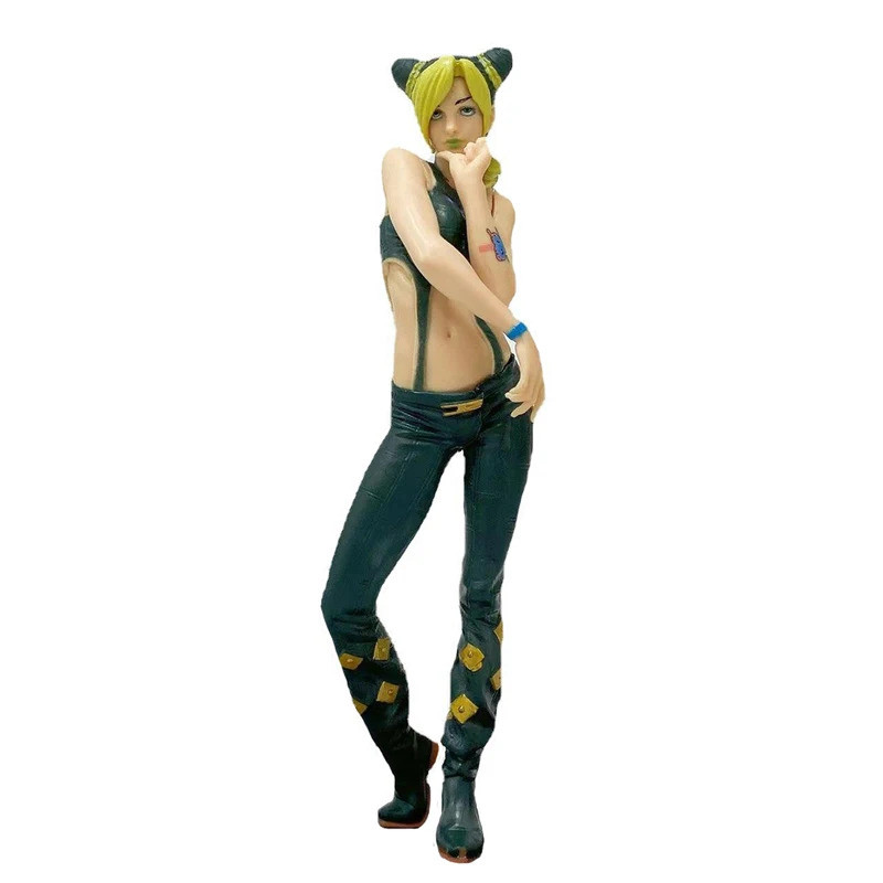 17cm Jojo series Anime figure Cujoh Jolyne action figure Cujoh Jolyne figurine Doll PVC Model Toy Ad