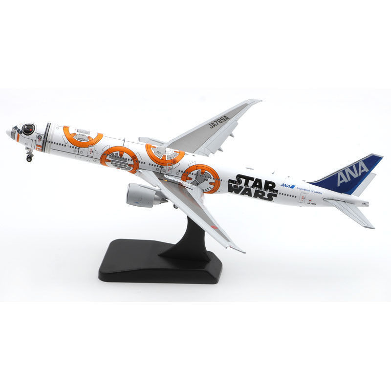 JC Wing 1: 400 เครื่องบินโดยสารรุ่น ANA All Airways Nippon B777-300ER Star Wars JA789A Flap