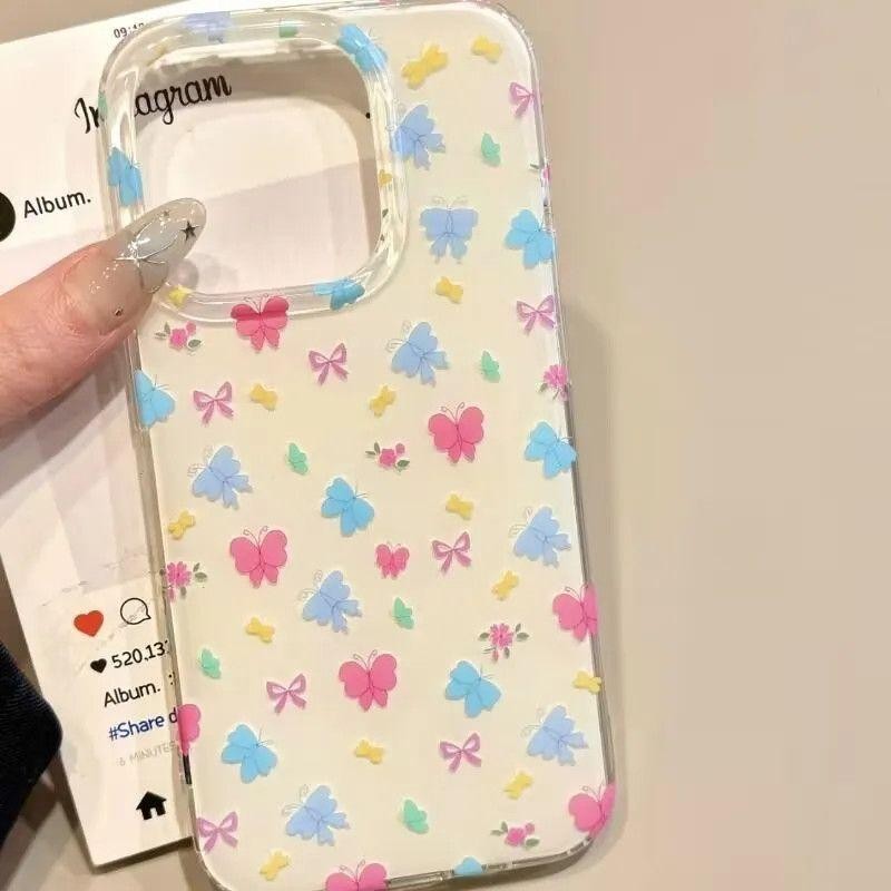 ผีเสื้อสําหรับ Iphone 12 13 14 15 16Pro XS MAX 11 12 13 14 15 16PRO MAX 14 15 16Plus 7 8 Plus X XR เ