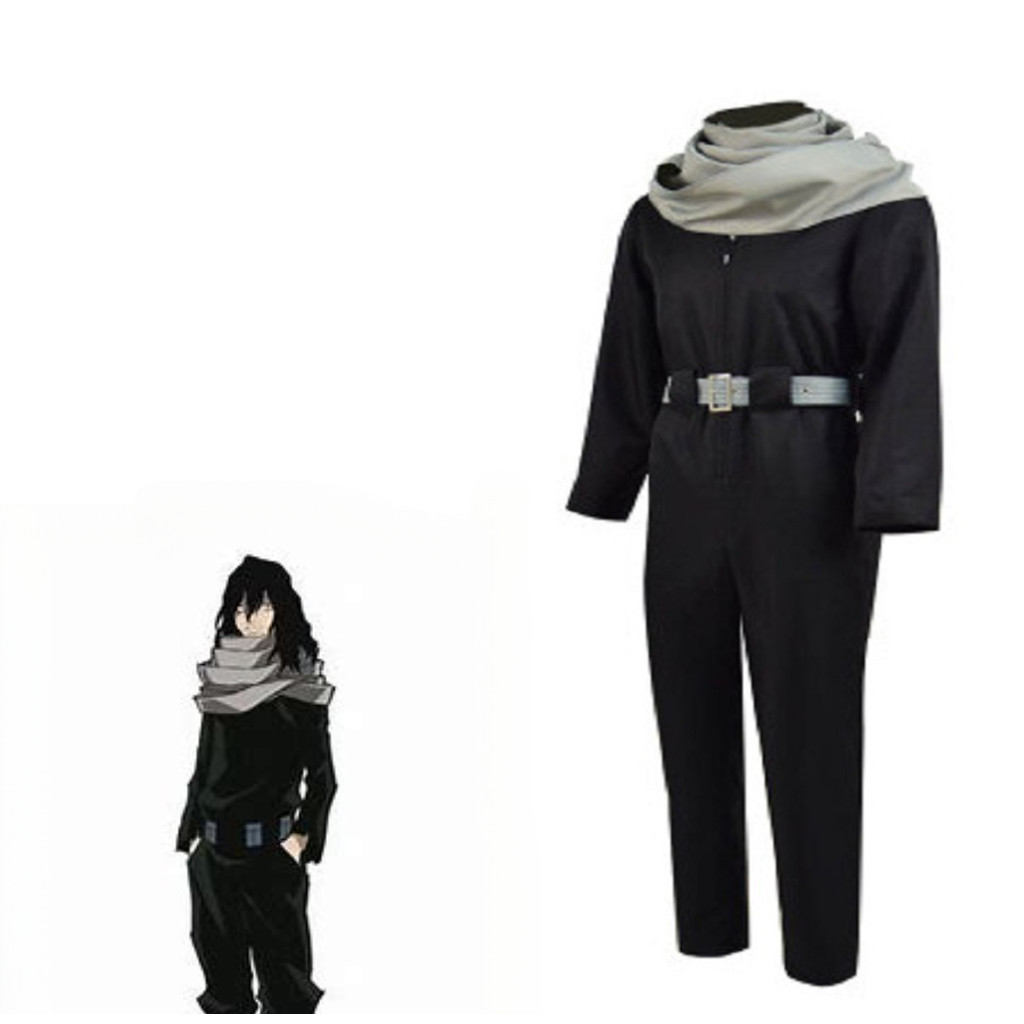 My Hero Academia เครื่องแต่งกายผู้ชาย Stage Performance Combat ยางลบหัว Aizawa Shouta คอสเพลย์