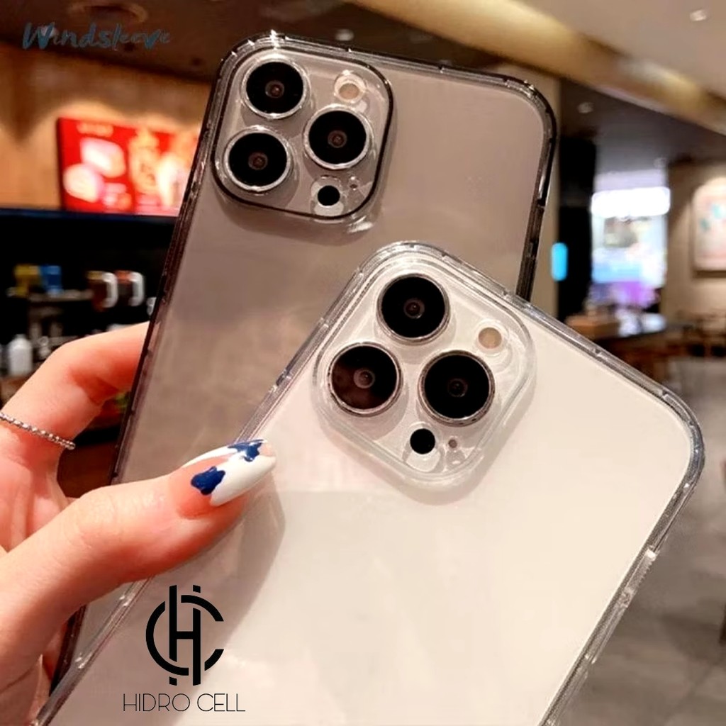 CASE CLEAR BLACK VIVO Y16/Y16S/Y15S/Y01A/Y01 2023/Y36 4G/Y27 5G/Y17S/Y22/Y22S/V29 5G/Y27 4G/Y93/Y18/