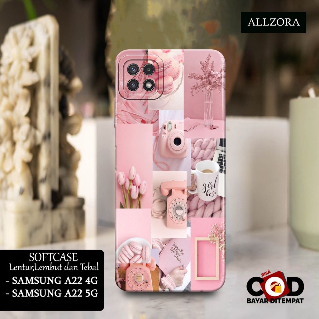 HP เคส SAMSUNG A22 5G / A22 4G - ALLZORA [ AESTHETIC ] - SAMSUNG A22 5G / A22 4G Casing - SAMSUNG A2