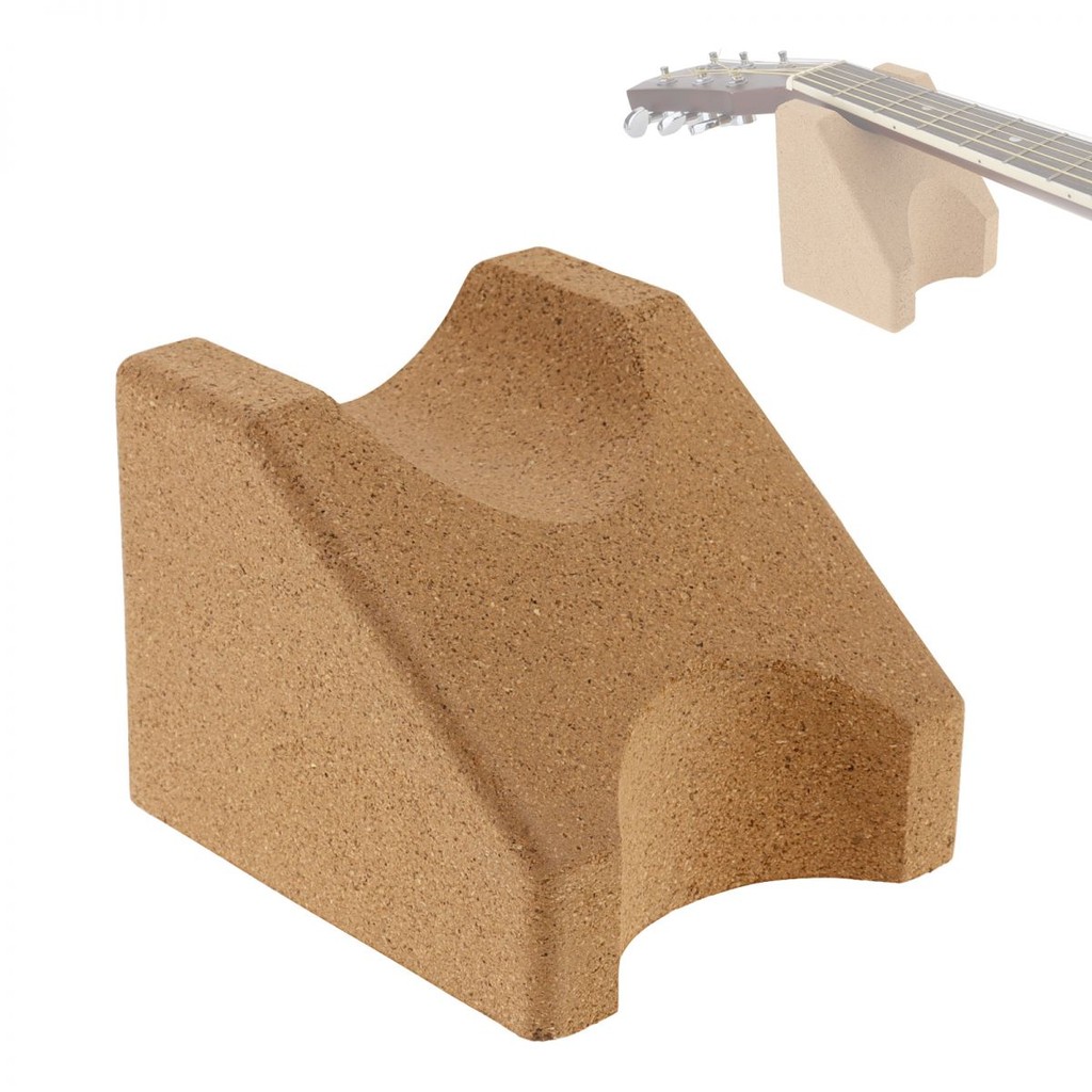 Natural Cork Acoustic กีตาร์ไฟฟ้าคอ Slip Workbench หมอน String Instrument Luthier เครื่องมือ