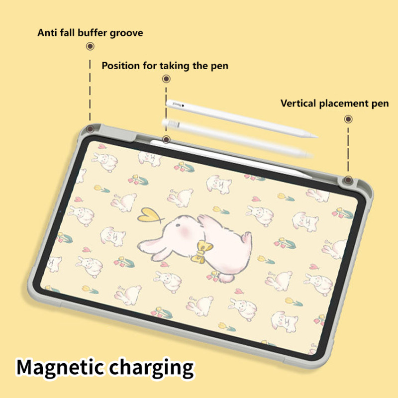 เคสป้องกันสําหรับ Samsung Galaxy Tab A8 ปลอก Tab S6 lite 2024 S10 FE + Tab A7 lite 8.7 นิ้ว S10ULTRA S9 FE + S7+/S8+/S7FE A9 + s10plus 12.4 นิ้ว 360 องศาเปลือกหมุนแท็บเล็ต - รูปที่ 6