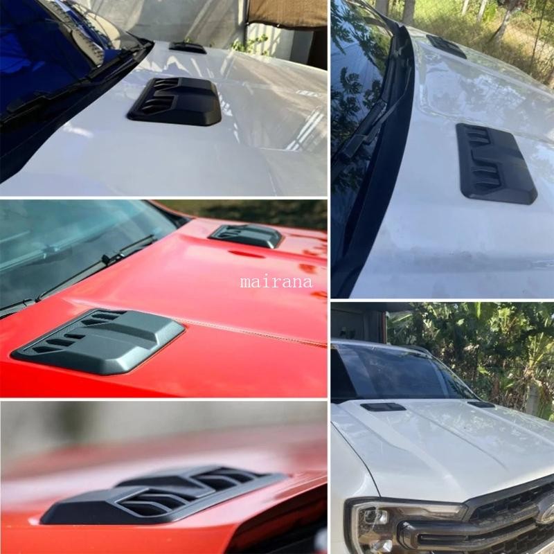 MT เครื่องยนต์ Hood Vent Air Intake Grille Cover ทนความร้อนรถ Vent ABS สําหรับเครื่องยนต์ที่ดีที่สุด Cooling ดีไซน์ทันสมัย