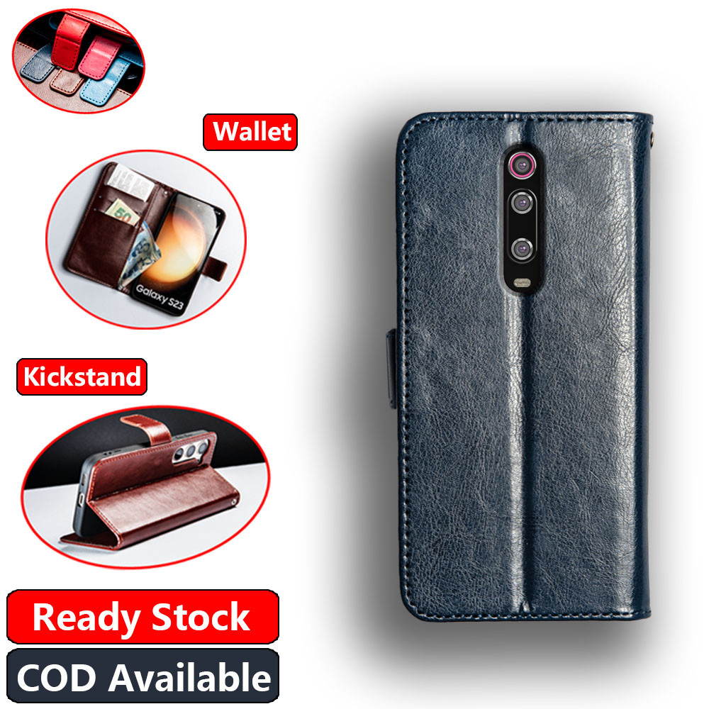 Xiaomi Mi 9T Pro Redmi K20 Pro Premium Vintage Classic Leather Wallet Folio Phone Case Flip Notebook