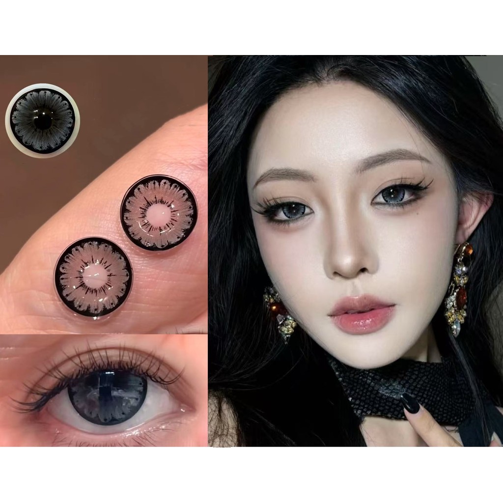 (2025.มิถุนายน17th)CFQXNIAN Series,Fllycon Brand ,Big Size ,14.50mm,(เกรด 0-8.00), คอนแทคเลนส์ 6 เดื