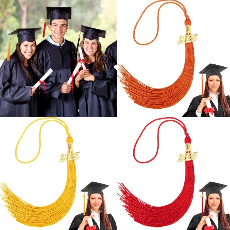 WOW 10 ชิ้น Class of 2025 Graduation Tassels สําหรับสําเร็จการศึกษาหมวกพู่