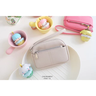 Chicbag [ พร้อมส่งในไทย ] กระเป๋าใส่เหรียญ+ใส่แบงค์พันพับครึ่งได้ คล้องมือได้ No.P-967-8