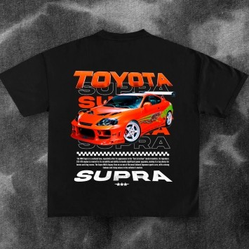 เสื้อยืด Toyota Supra Mk4 เสื้อไมโครไฟเบอร์ Limited Edition
