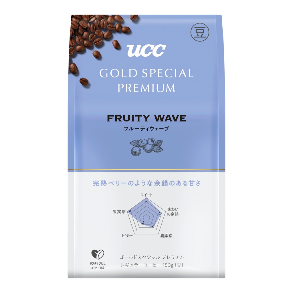 UCC GOLD SPECIAL PREMIUM Fruity Wave 150g Regular Coffee Beans.