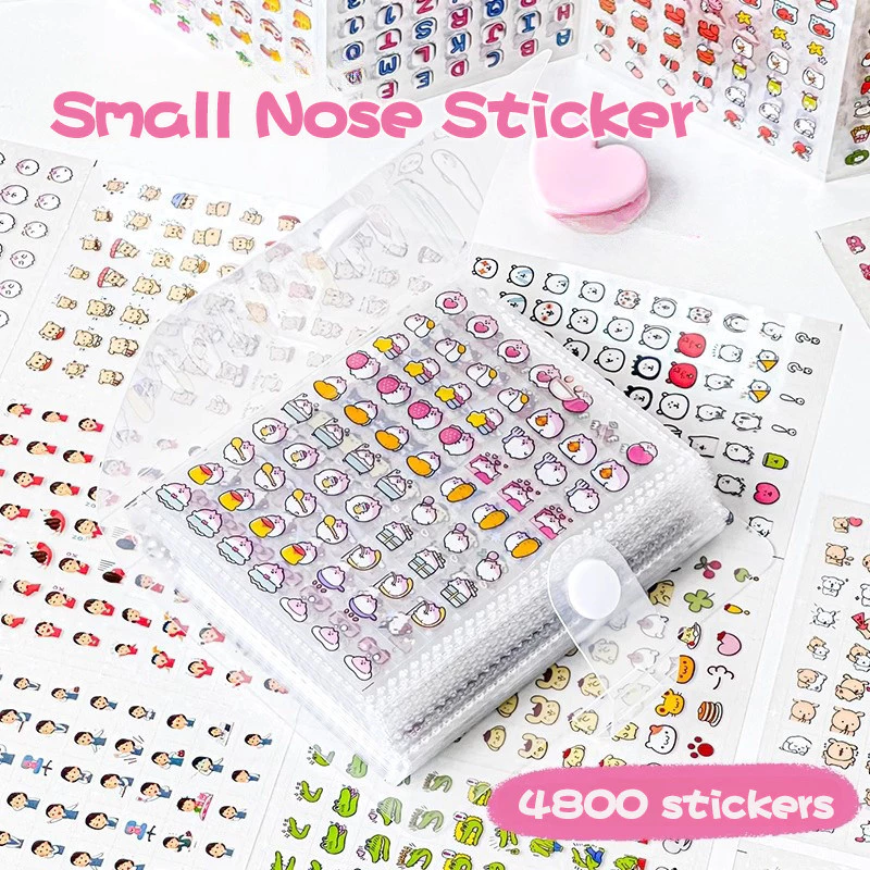 หนังสือสติกเกอร์ DIY Laser Star Emoji Chiikawa สติ๊กเกอร์หนังสือมือ Mini วัสดุตกแต่ง