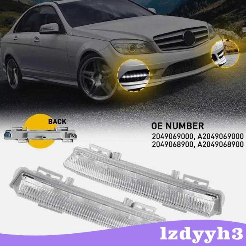 [Lzdyyh3] 2x A2049069000 ไฟวิ่งกลางวันสําหรับ E-class W212 Slk-class R172 โดยตรงเปลี่ยนอุปกรณ์ประสิทธิภาพสูง