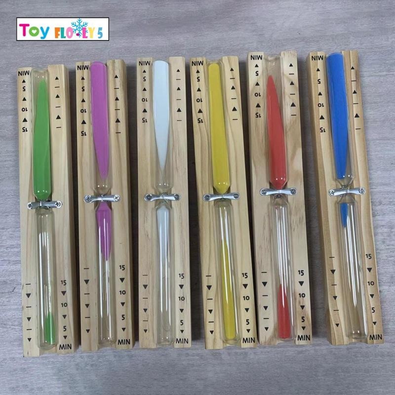 [Flurishroly5] นาฬิกาทราย Timer Sand Timer 15Min Brushing Timer Multpurpose ซาวน่าทรายนาฬิกาสําหรับเ