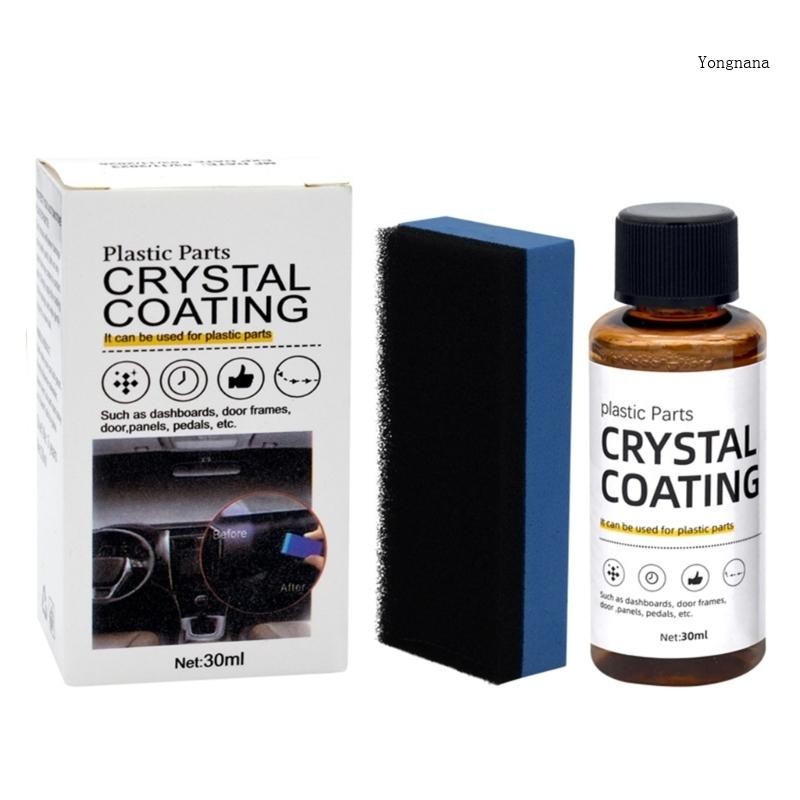 CH * พลาสติกส่วนคริสตัลเคลือบพลาสติก Trim Restorer สําหรับตัวแทนบํารุงรักษารถยนต์รถพลาสติก Restorer 30ml