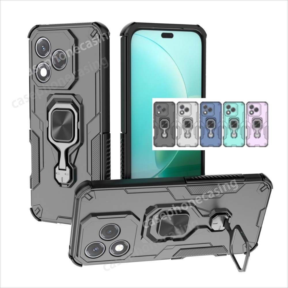 เลนส์ป้องกัน Kickstand สําหรับ Honor 400 Lite 400Lite Honor400 Lite 5G 2025 เคสโทรศัพท์แหวนขาตั้งวงเ