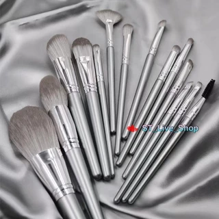 พร้อมส่งจากไทย✔แปรงแต่งหน้า14ชิ้น เซ็ตแปรงแต่งหน้า ด้ามจับไม้ อุปกรณ์แต่งหน้า ​​ แปรงแต่งหน้า อุปกรณ์แต่งหน้า