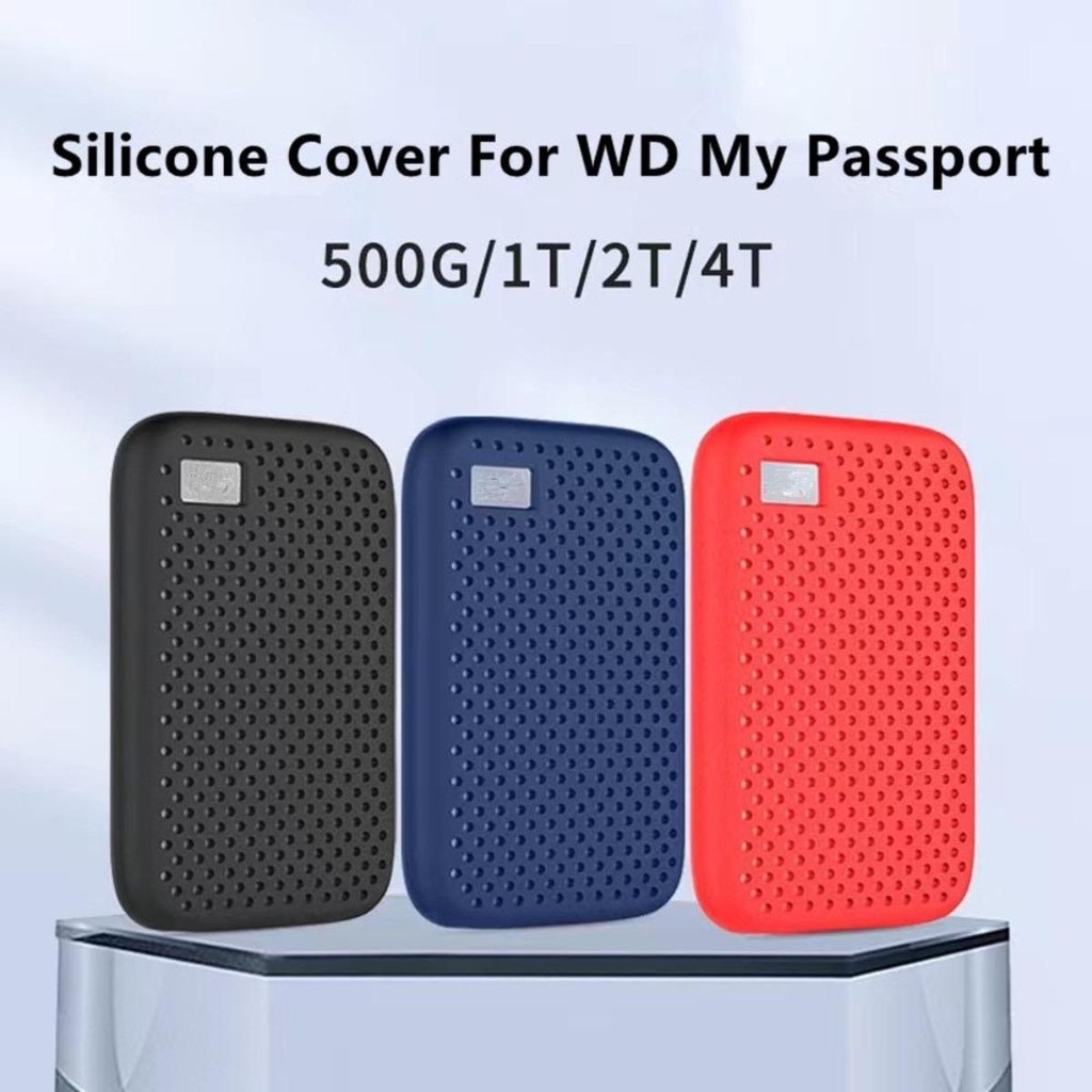 Soft Anti-Scratch ซิลิโคนปกป้องผิว PSSD สําหรับ WD My รูปที่ 2