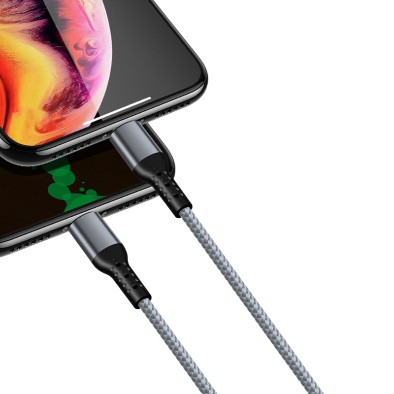 CH สายชาร์จ USB C คู่ Braided Nylon 66W ชาร์จเร็วสําหรับแท็บเล็ตสมาร์ทโฟน