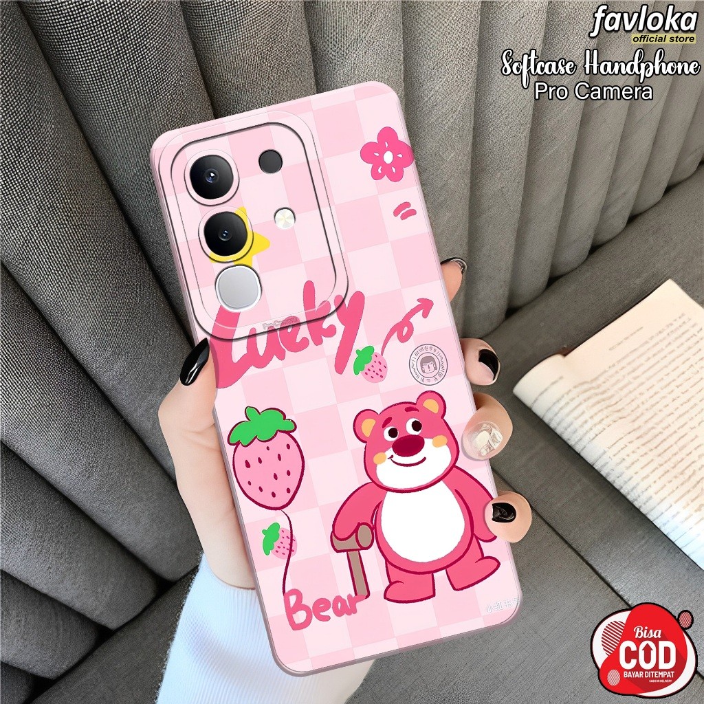 HP เคส VIVO Y29 4G 2025 ล่าสุด - FAVLOOKA - เคสแฟชั่นการ์ตูน - VIVO Y29 4G Softcase - Macaroon Tpu P
