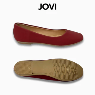 JOVI สั่ง +1 ไซส์ รองเท้าคัชชู รองเท้าส้นแบน สลิปออน นุ่มไม่กัดเท้า ไซส์ 36-41 เลือก 4 สี พร้อมส่งจาก กทม