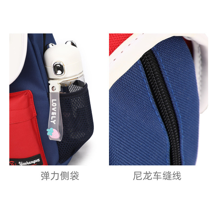 โรโบคาร์ โปลี การ์ตูนเด็กกระเป๋าเป้สะพายหลังความจุขนาดใหญ่อเนกประสงค์โรงเรียนอนุบาลโรงเรียนประถมกระเป๋าเป้สะพายหลังเด็กเริ่มต้นของโรง - รูปที่ 2