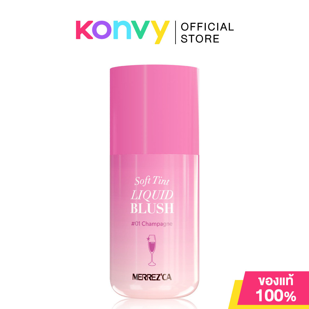 Merrezca Soft Tint Liquid Blush 4g เมอร์เรซกา บลัชออนเนื้อลิควิด.