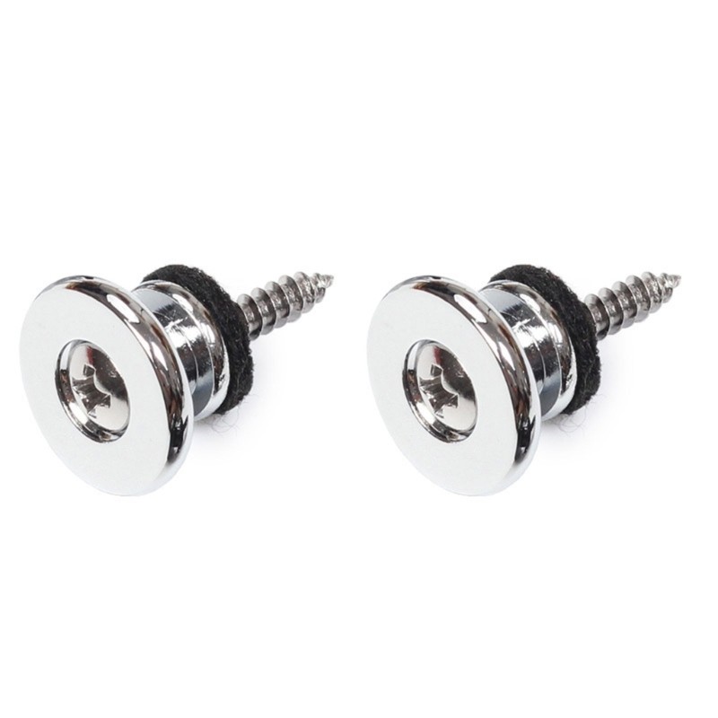 คุณ แพ็ค 2 สายกีต้าร์ล็อค Antislip กีตาร์ Pins ชิ้นส่วนกีตาร์ไฟฟ้ากีตาร์ชุดอุปกรณ์เสริมสายรัดโลหะล็อคสําหรับ G - รูปที่ 6