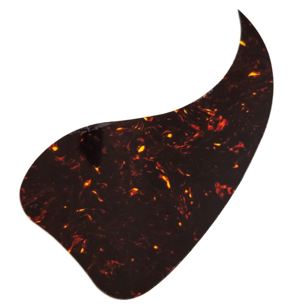 J45 Acoustic Guitar Pickguard Dark Brown Tortoise Shell Self-Adhesive Scratch Plate อุปกรณ์กีตาร์