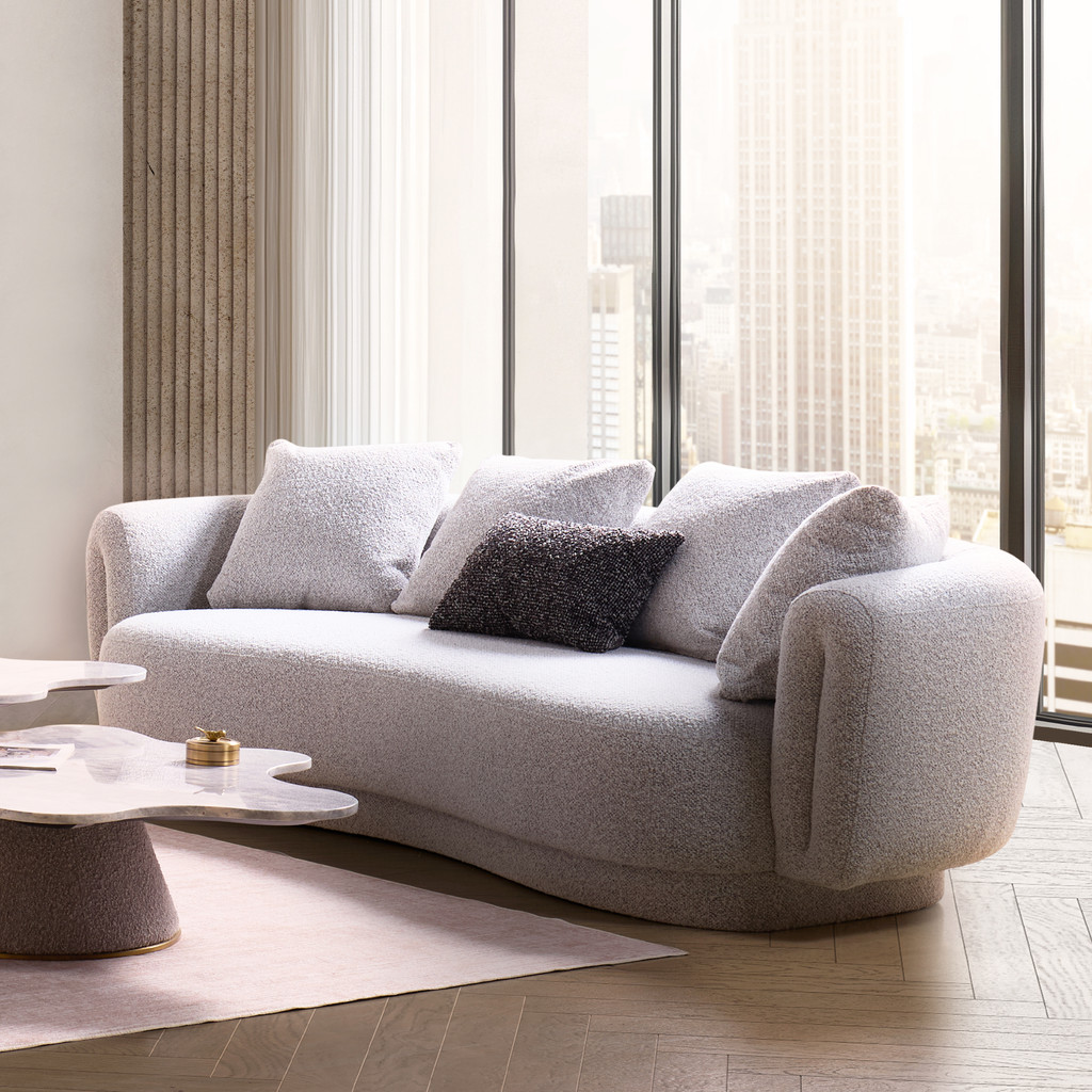 SB Design Square โซฟา ODARREN สีเทา (251x97x70 ซม.)  แบรนด์ LE LUXE