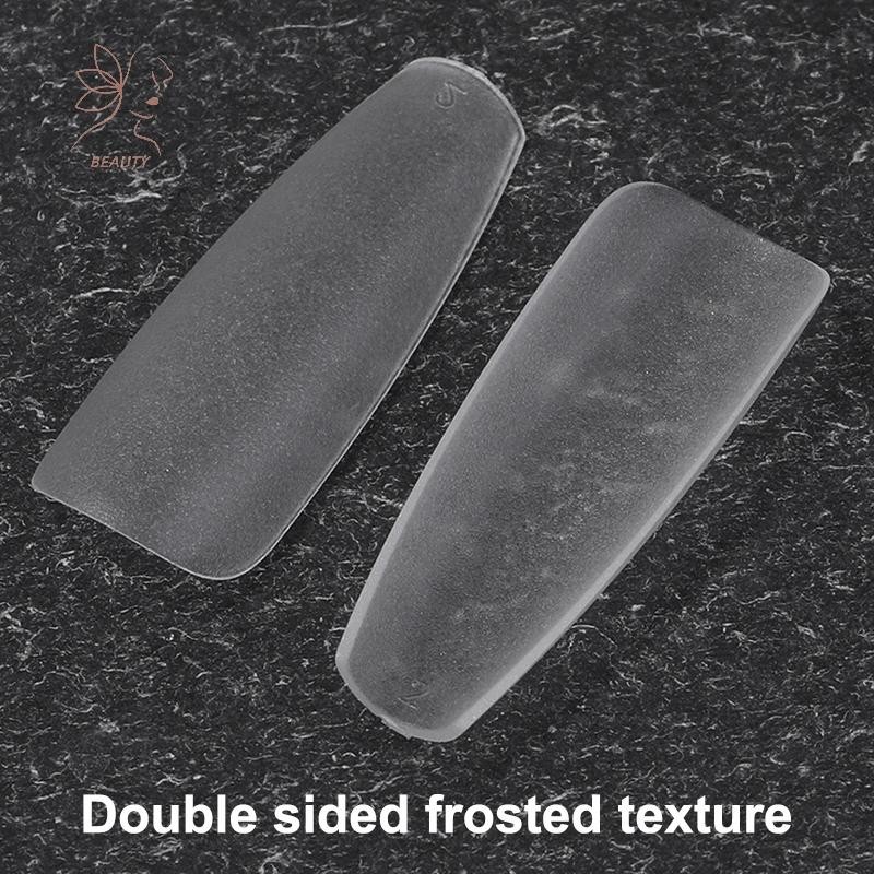 [maybeauty] 300 ชิ้น/ถุงเคล็ดลับเล็บปลอม Matte Coverage โปร่งใสเล็บปลอมเคล็ดลับเล็บเจล Extension Diy ฝึกเล็บเครื่องมือ {TH} - รูปที่ 4