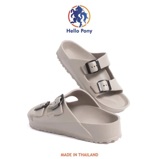Hello Pony MHM4015 รองเท้าแตะ รองเท้าสุขภาพ รองเท้ายางeva ใส่เดินสบาย รองเท้าผู้ชายและผู้หญิง แฟชั่น พื้นนุ่ม กันลื่น