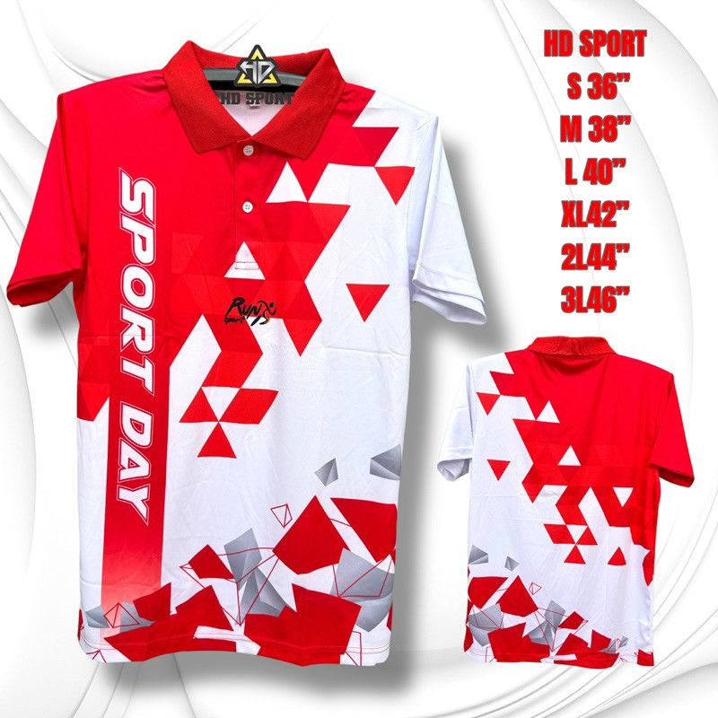 เสื้อโปโล R-01 เสื้อกีฬาคอปกเสืัอพิมลายทั้งตัว ใส่ได้ชายหญิง สินค้าพร้อมส่งตัวใหม่ล่าสุด