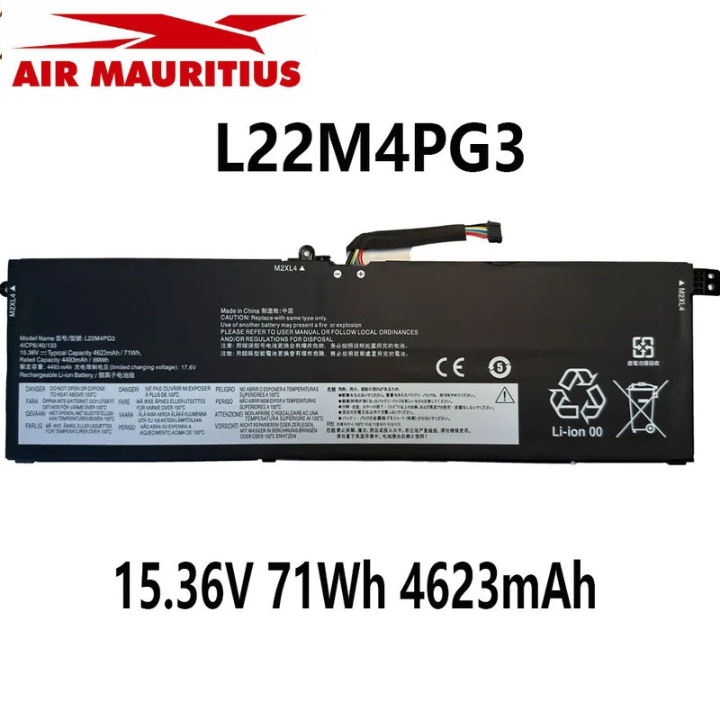 l22m4pg3 15.36โวลต์71wh แบตเตอรี่แล็ปท็อปสำหรับ Lenovo thinkbook 16 G5 2023 Ryzen ฉบับ AMD R7-7840H 