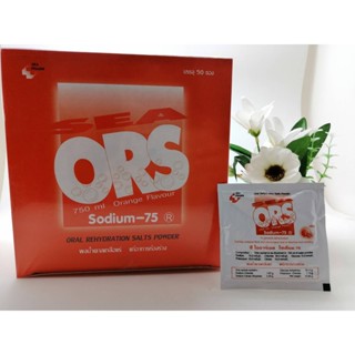 เกลือแร่ผง SEA-ORS รสส้ม สำหรับท้องเสีย-ท้องร่วง ขนาด 22 กรั…